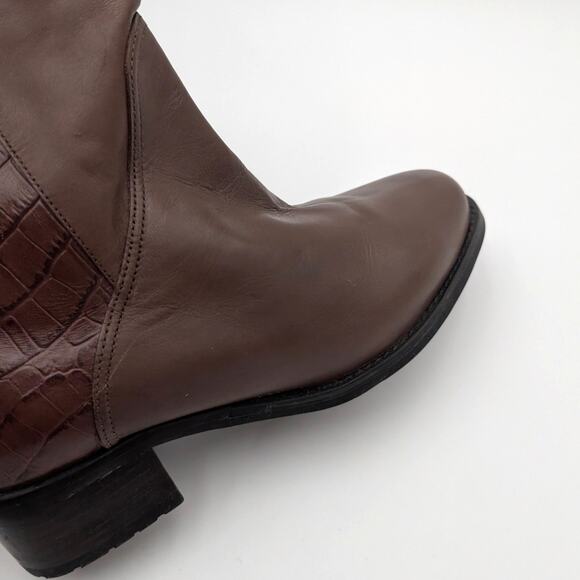 David Tate Superior Waterproof Knee High Boots Women's Brown Size US8.5W EU39 - Picture 16 of 16